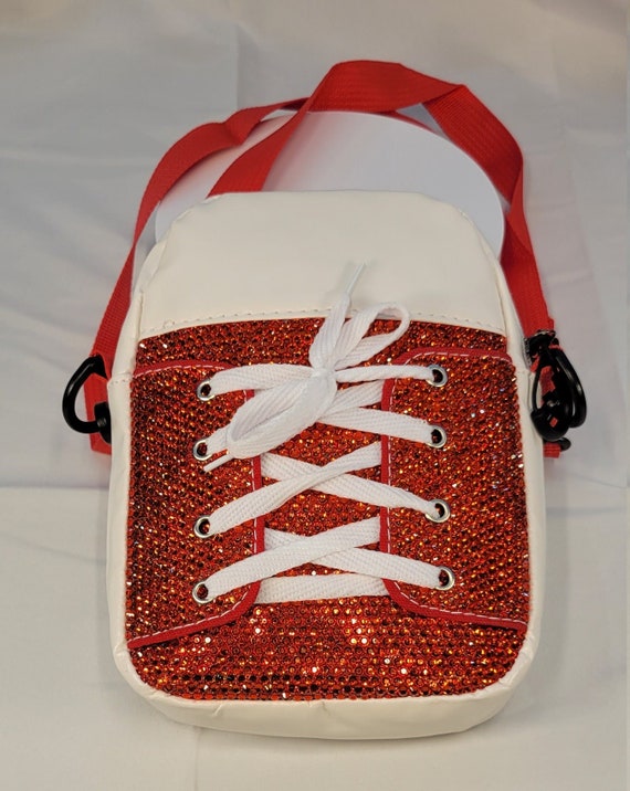 Rhinestone Crossbody Bag Sneaker Style Etsy