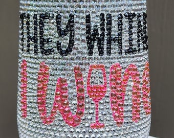 Rhinestone Wine Tumbler