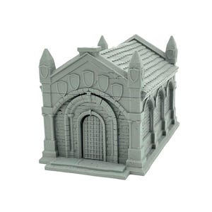 Mausoleum 2 | Micro Dominions, 28mm, tabletop gaming accessory, 3d printed