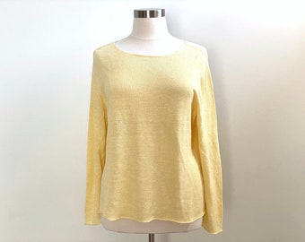 Eileen fisher yellow sweater deals