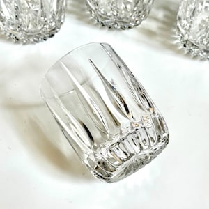 Gorham Sundance Old Fashioned Tumblers, Set of 4, 10 Oz  Crystal Whiskey Glasses