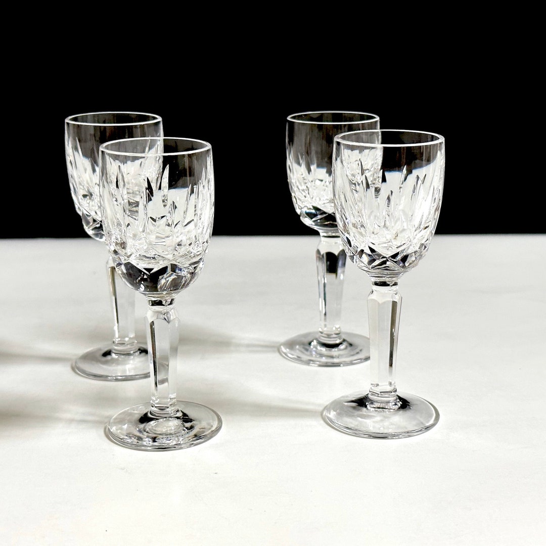 Waterford Kildare Cordials, Set of 4, Crystal Cordials, Vertical