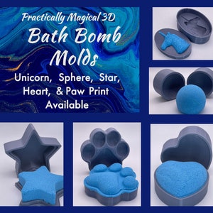 Bath Bomb Molds- 3D Printed