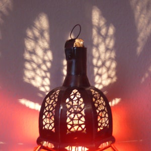 Oriental Lantern Moroccan Lantern Candle Tealight Metal Glass Decorative Light 1001 Nights 45 cm image 3