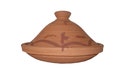 Moroccan tagine for cooking unglazed \u00d8 33 cm for 3 5 people