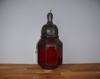 Oriental Lantern Moroccan Lantern Candle Tealight Metal Glass Decorative Light 1001 Nights 45 cm