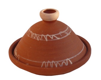 Moroccan tagine Berber for cooking unglazed Ø 28 cm for 2 or 3 people