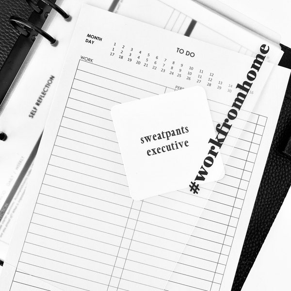 free dissertation planner Sweatpants Executive Planner Card