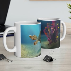 Swimming on by Sea Turtle 11 oz. Mug