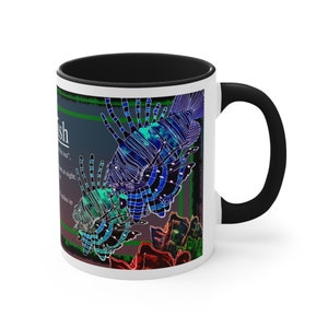 Lionfish Fun Fact Mug 11 oz.