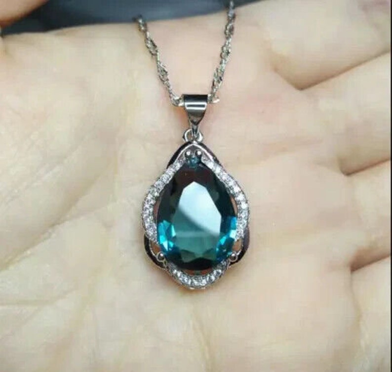 blue topaz and star rose quartz