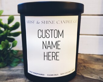 PERSONALIZED custom PROPHETIC Candle/Custom Fragrance/ Holy Spirit Lead/ Prophetic Christian Candle/ Clean Candles/Christian Home