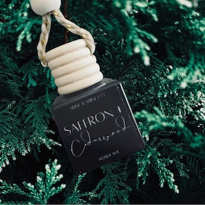 SAFFRON+CEDARWOOD/Woody, fresh, clean, and masculine/ Car Diffuser/ Clean fragrance/ Christian fragrance/ Car Accessories