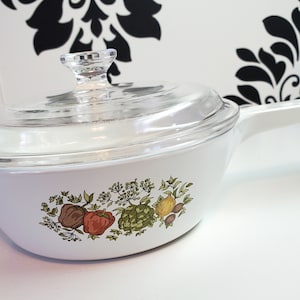 Corning Ware Spice of Life Small Skillet or Sauce Pan - P-81-B 500 ml made in Canada