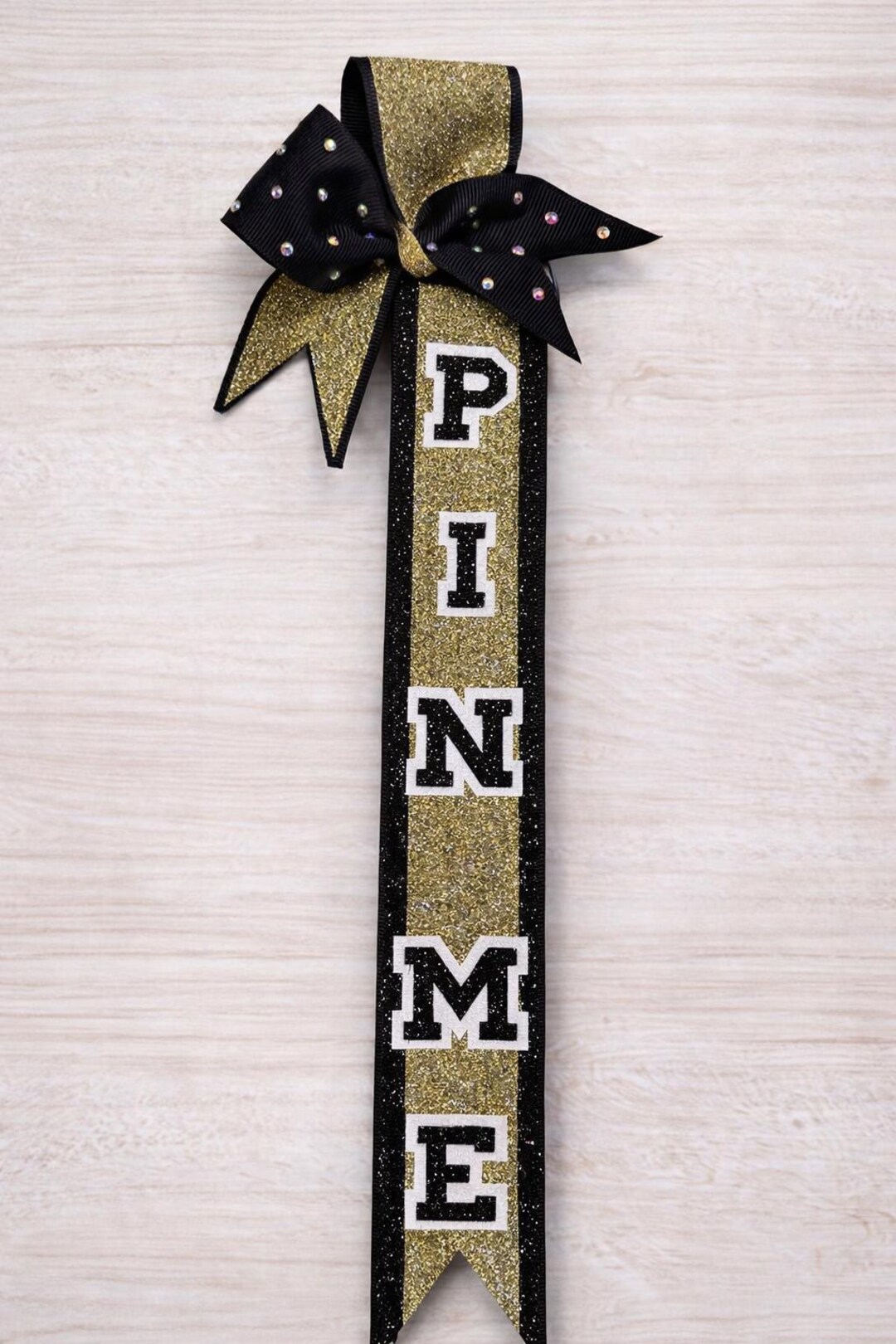 Pin Me Ribbon | Custom Cheer & Dance Ribbon | Team Spirit Accessory - Etsy