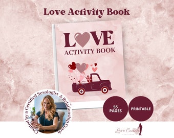 Love Connection Activity Book for Couples - 55 Pages of Fun and Intimacy! Build a Lasting Bond with Engaging Exercises, Valentine's Day etc.