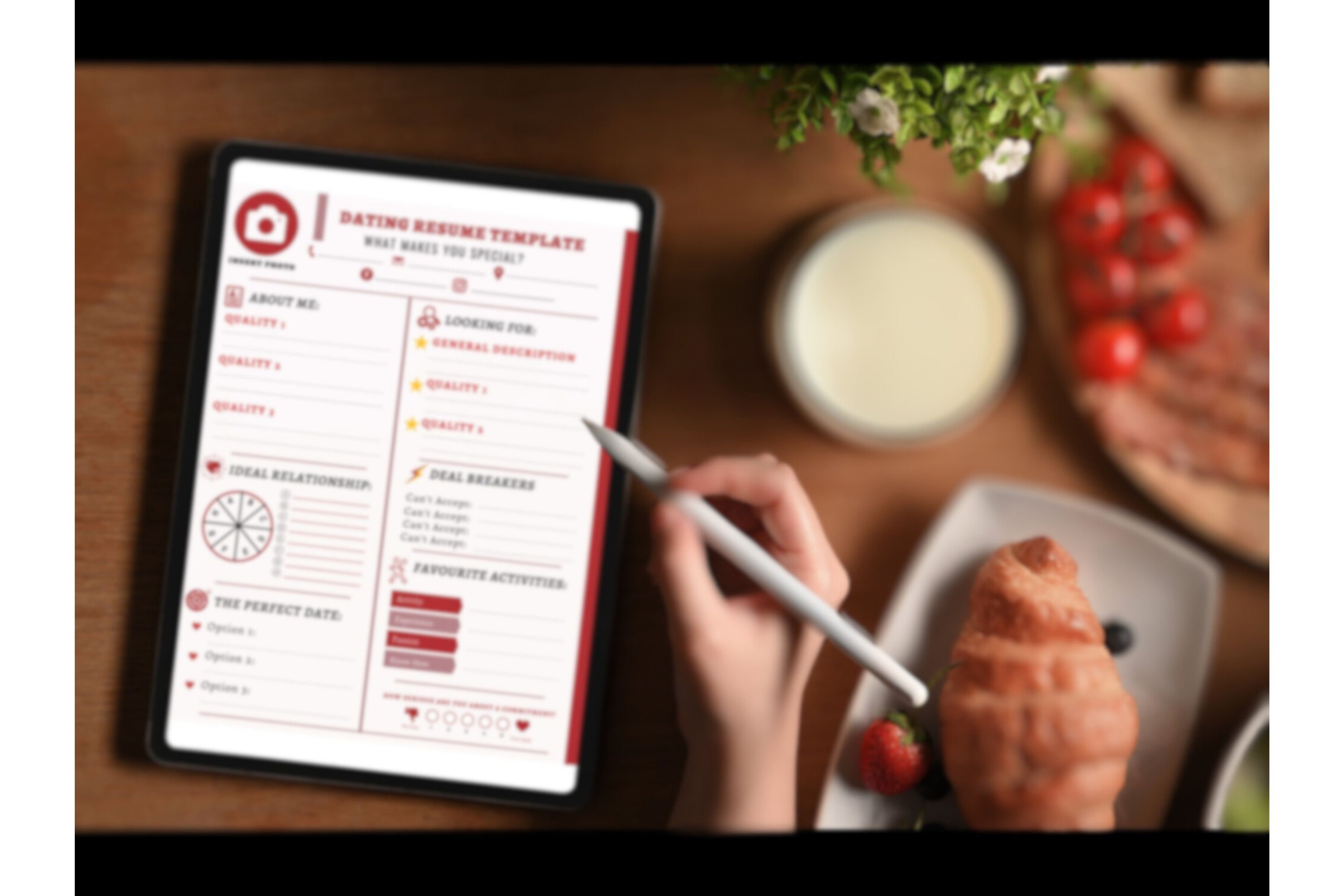 Dating Resume Template Find Your Perfect Match Faster Etsy