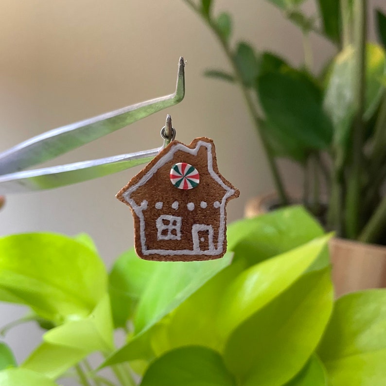 Gingerbread House Charm Etsy