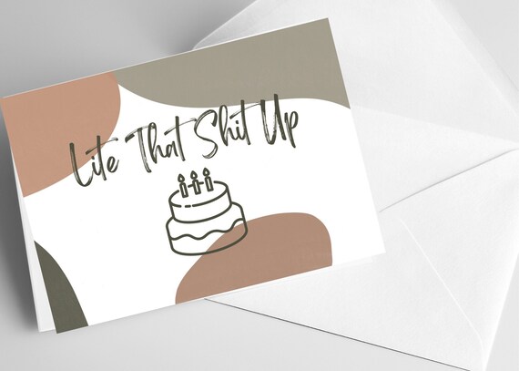 PRINTABLE Birthday Card Funny Birthday Card Humor Instant | Etsy