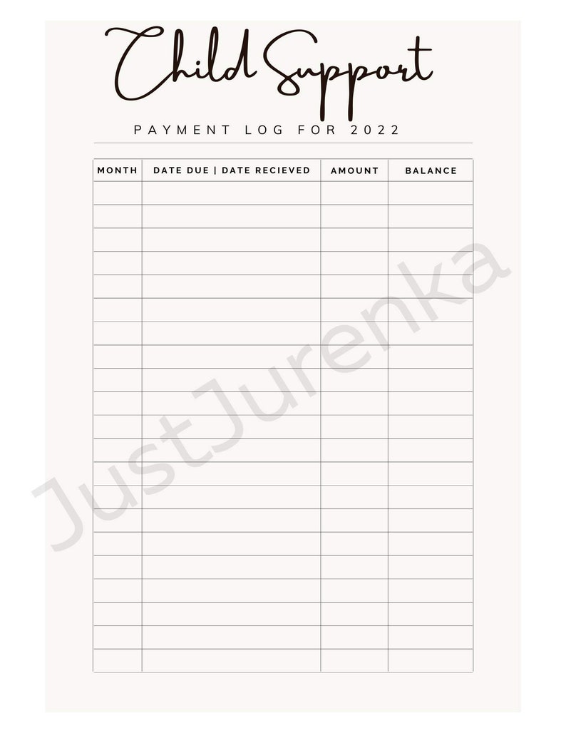 Child Custody Planner Printable Co-parenting Calendar Single | Etsy