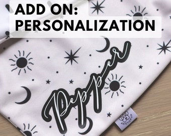 Personalized Name Add-On for Aegyopup Bandana