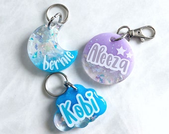 Holo Me Up Tags | Pet IDs | Pet Tags | Resin Tags | Cat & Dogs Accessories | Keychain | Aegyopup