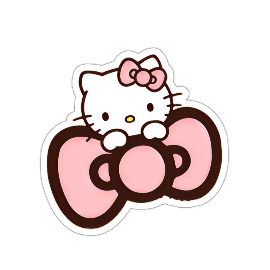 Hello Kitty Sticker - Etsy
