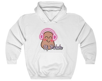 DJ Potate Logo Hoodie (Hooded Sweatshirt, DJ, Twitch Streamer, Popoto, Meme, Music, Potato)