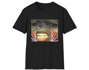 Yassified Lumpy DJ Potate Unisex Softstyle T-Shirt (meme, streamer, joke, gag gift, parody, yass)