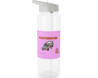 Truck DJ Potate Meme  Water Bottle 25 oz/16.5 oz (NSFW, adult, funny, novelty, joke, gift, milk, streamer, twitch, 18+)