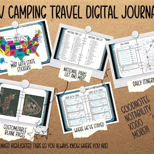 RV Travel Planner: Digital Camping Trip Journal (GoodNotes)