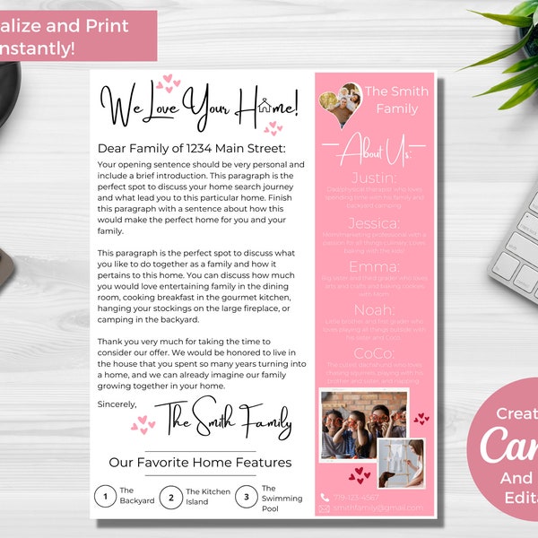 First Time Home Buyer Offer Letter Etsy de