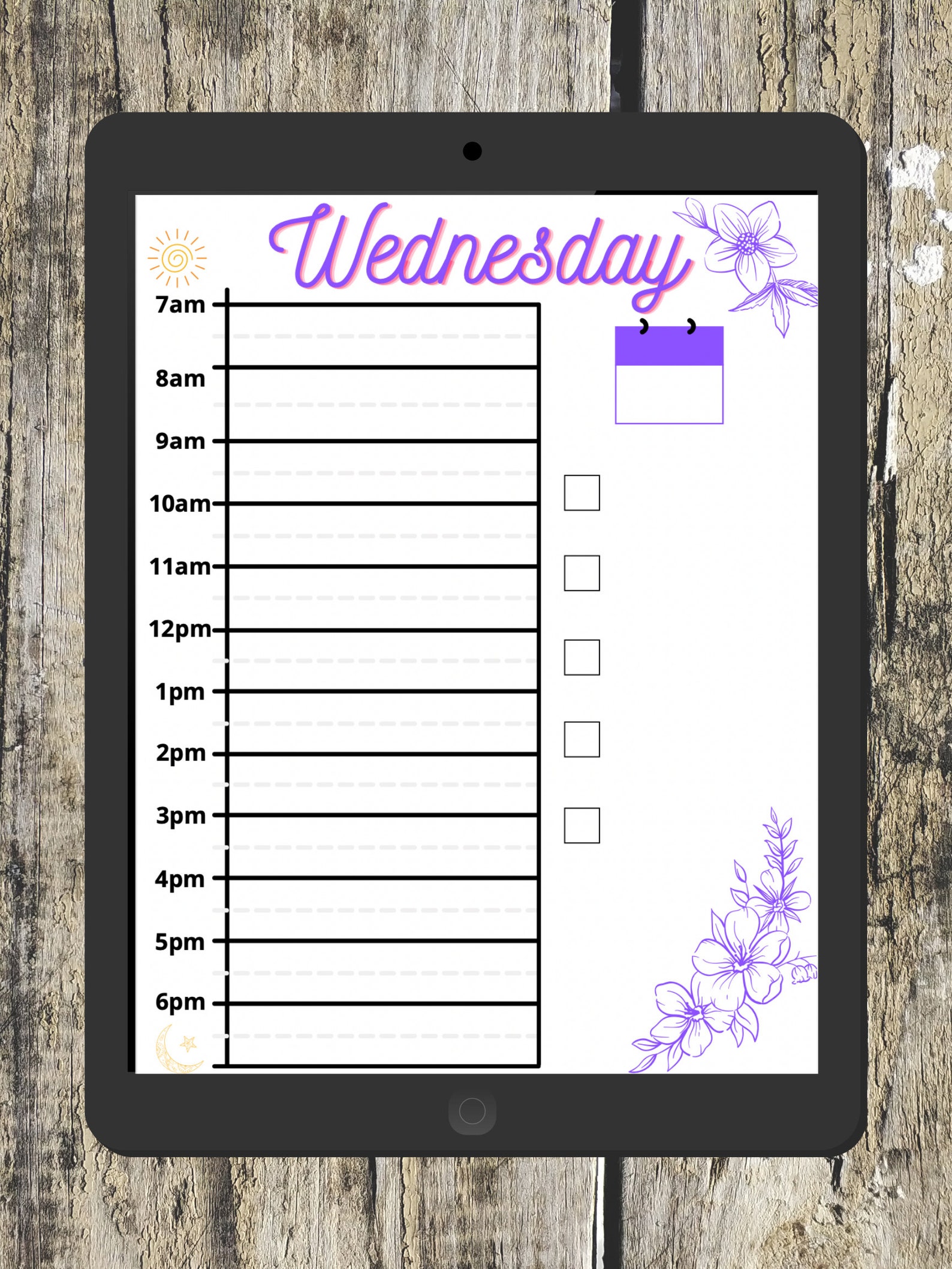 Time Blocking Sheets Goodnotes or Printable Daily Planner IMPROVE TIME ...