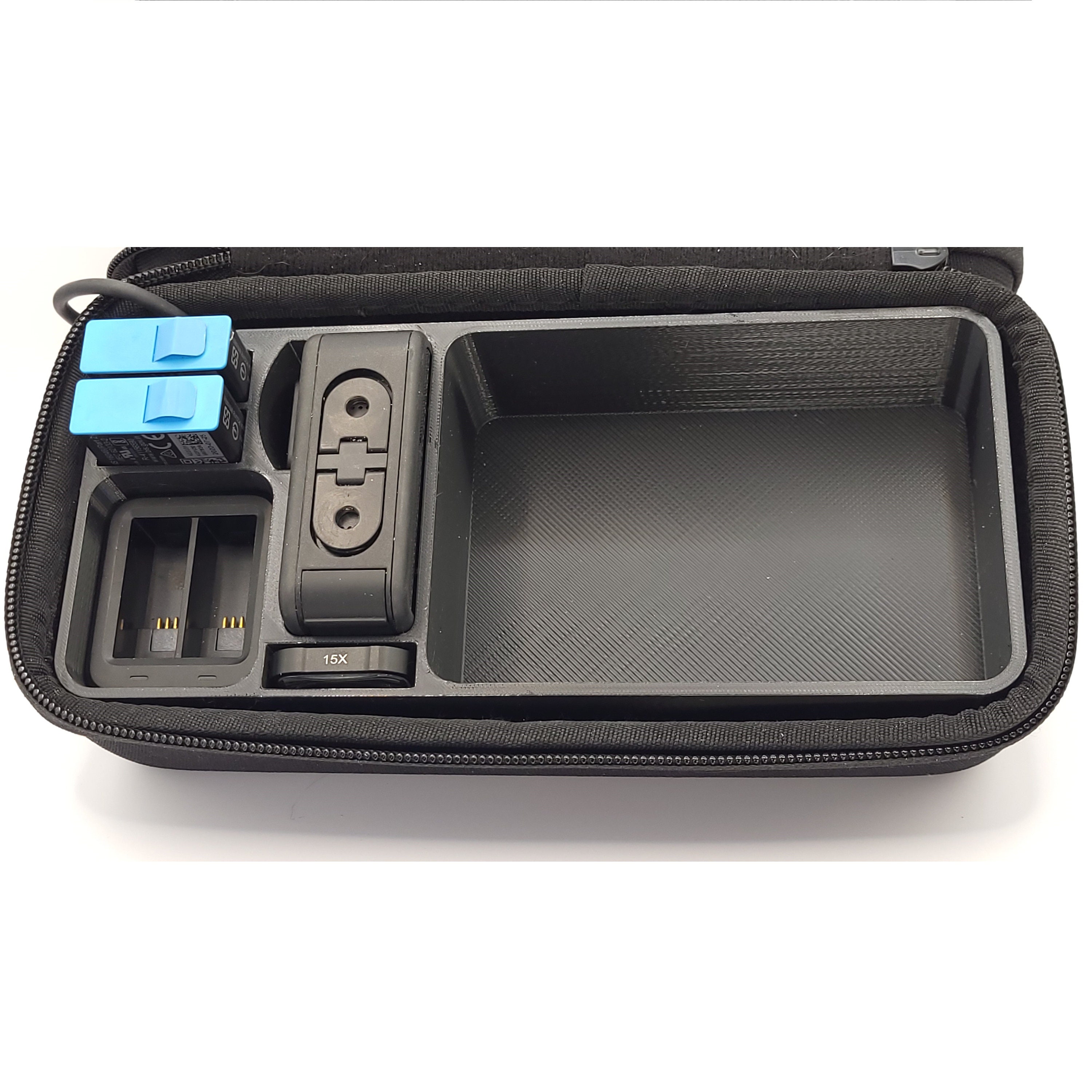 Gopro Case Organizer Charge Batteries on the Go Customizable Colors