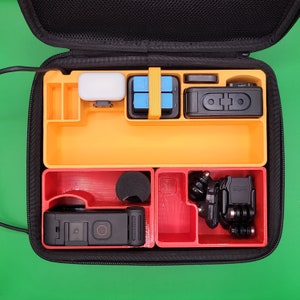 Creator Case Insert System for GoPro | Custom options | Hero13 Compatible | Charge Batteries On The Go | Sturdy Protection | PLA or PETG