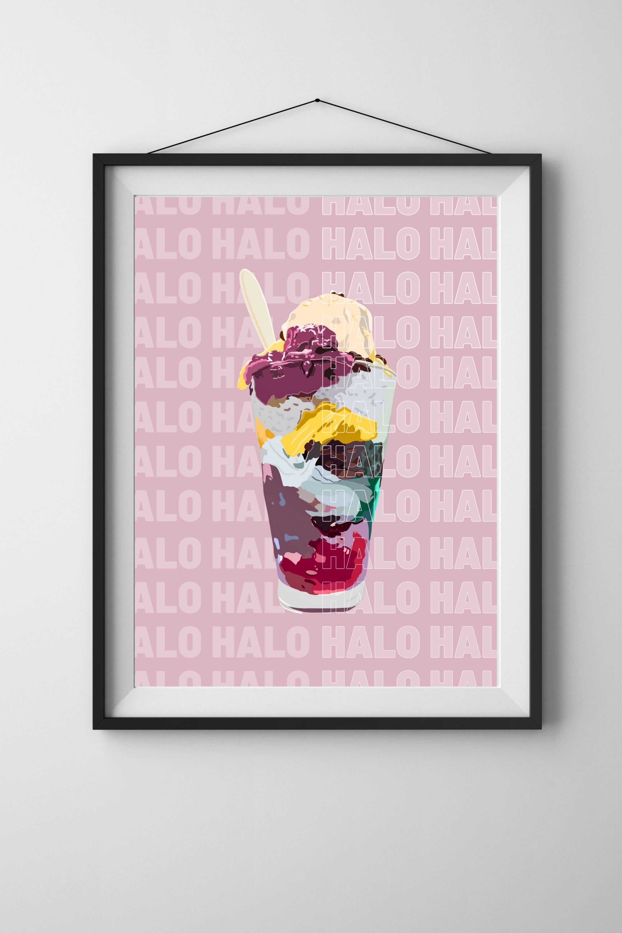 Filipino Food | Halo Halo | Food Gift| Philippines Art | Filipino Art Decor  | Printable | Filipino Art | Digital Download | Halo Halo Lover - Etsy