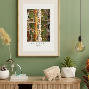 Filipino Art | Kamayan Feast | Filipino Food Art | Kain Tayo | Boodle Fight | Philippines Wall Art | Digital Download | Pinoy Art | Culture