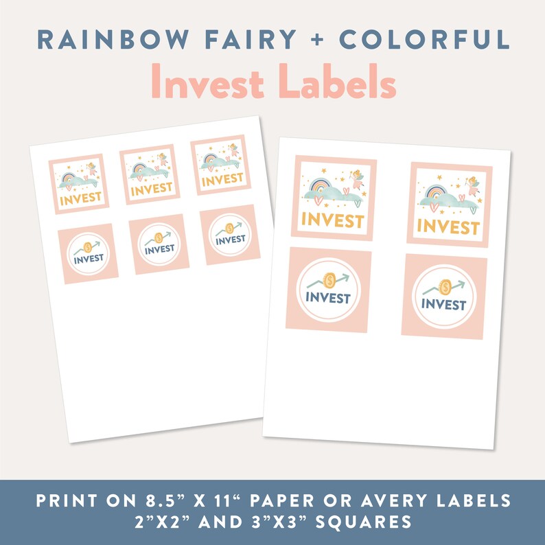 Printable Money Management Kit for Kids Allowance Charts Etsy