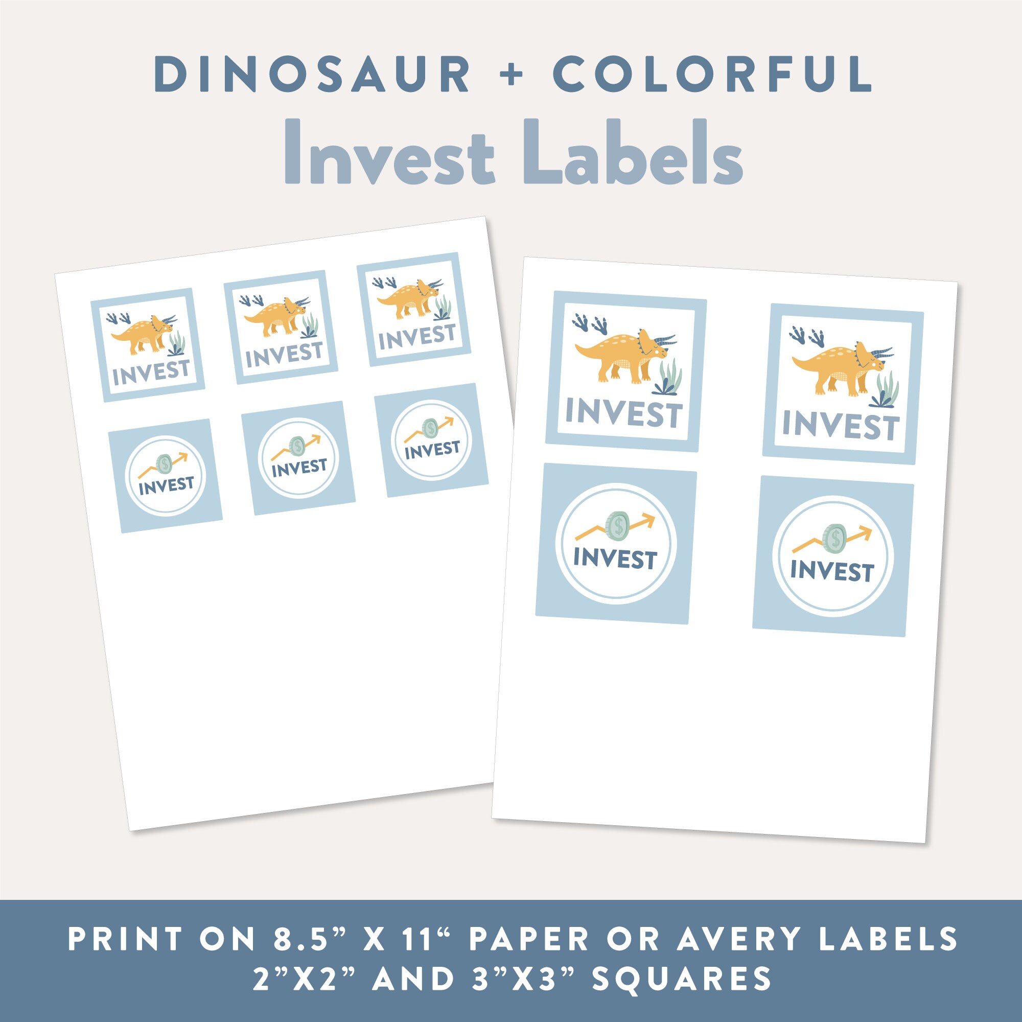 Printable Money Management Kit for Kids Allowance Charts Etsy