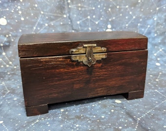 Petite Wooden Jewelry Box