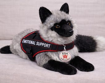ESSA Fox Emotional Support Plush Stuffed Animal