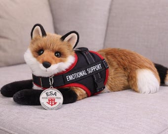 ESSA Fox Emotional Support Plush Stuffed Animal
