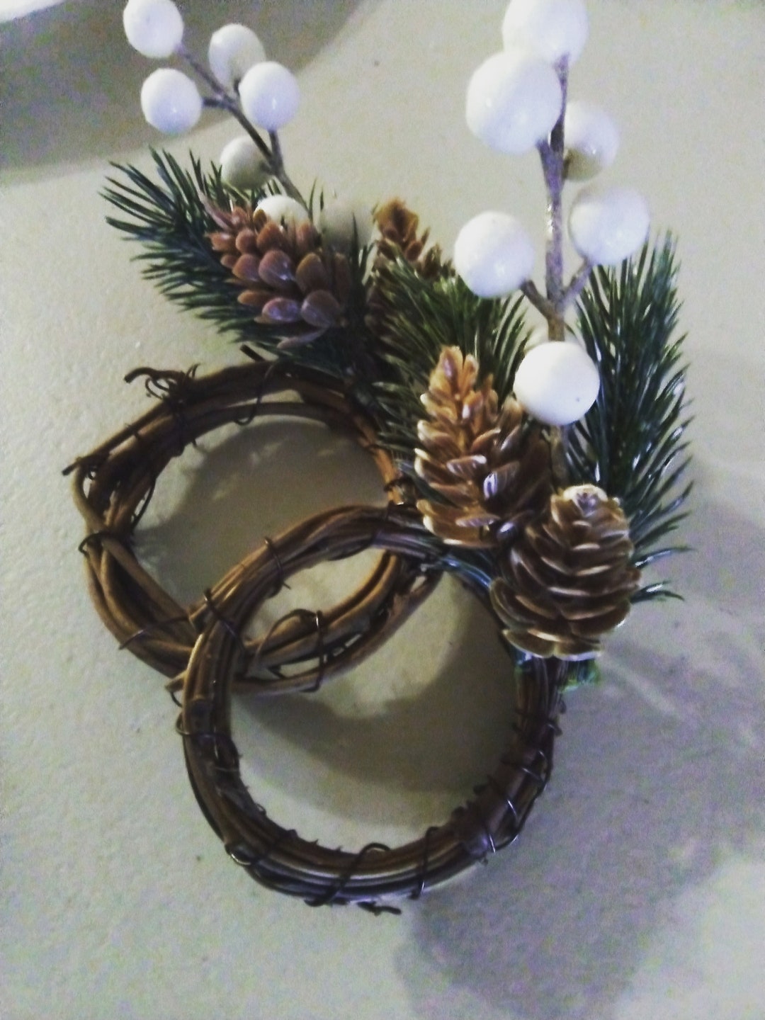 Rustic Napkin Rings Napkin Rings Rustic Farmhouse Decor Wedding Napkin ...