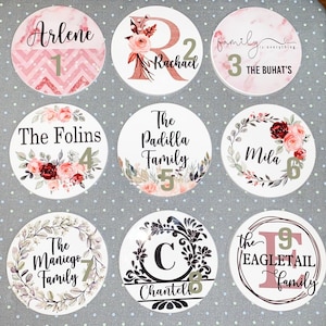 Personalized Coasters, Customized Coasters, Bridal Party Gifts, Housewarming Gifts, Monogramed Coasters, Printed Coaster, Ceramic Coasters
