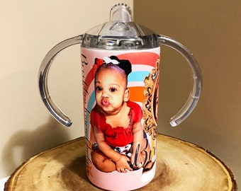 Tazas Sippy personalizadas, tazas Sippy de retrato de dibujos animados, tazas Sippy personalizadas, tazas Design Me Sippy, tazas Sippy de fotos, tazas Sippy de dibujos animados