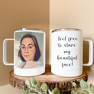 Personalized Cartoon Tumbler, Cartoon Portrait Tumbler,  Customized Cartoon Tumbler, Personalized Portrait Tumbler, Personalized Tumbler