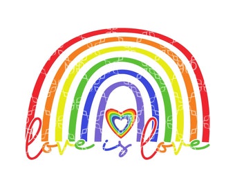 Love Is Love PNG, Pride LGBT+ Digital Download, Pride Month Digital Design, Proud To Be LGBT+ Sublimation Digital Design