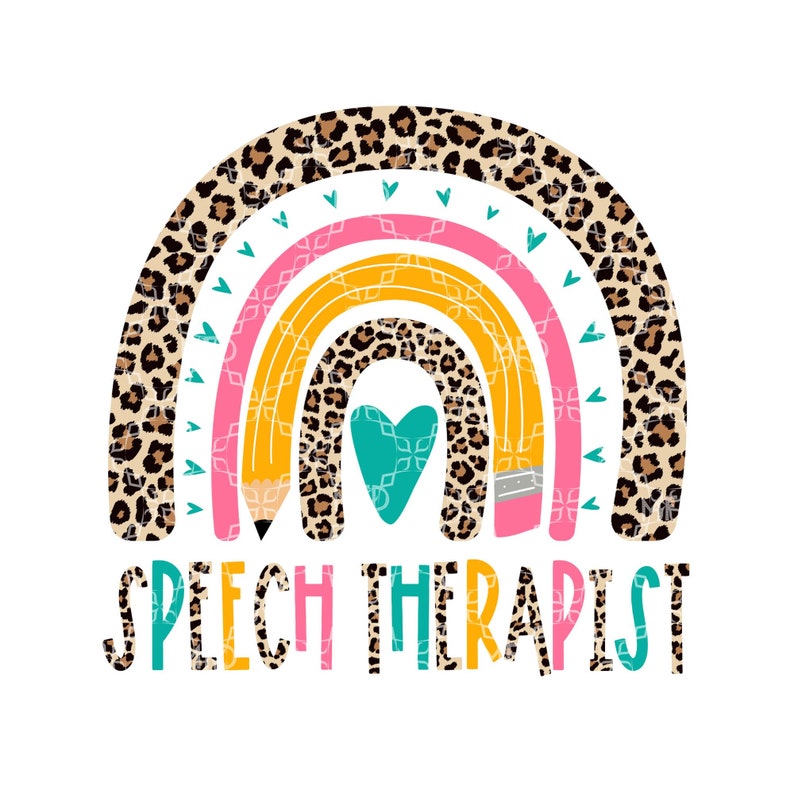 Speech Therapist PNG, Speech Teacher Digital Download, Special Education Digital Design, Student Evaluation Sublimation Design image 1