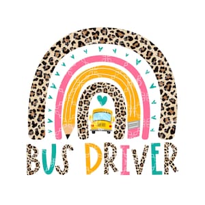 Bus Driver PNG, School Bus Driver Digital Download, School Students ...