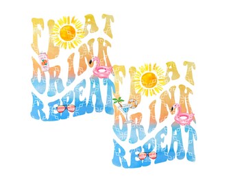 Float Drink Repeat PNG, Summer River Tube Beer PNG, Floating Tubing Digital Download, Floating Down A River Fun Digital Sublimation Design